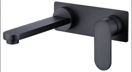VETTO Wall Mixer With Spout - Brushed Gun Metal