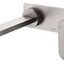VETTO Wall Mixer With Spout - Brushed Nickel