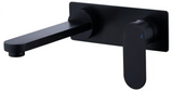 VETTO Wall Mixer With Spout - Matte Black