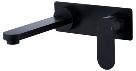 VETTO Wall Mixer With Spout - Matte Black