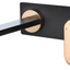 VETTO Wall Mixer With Spout - Black & Rose Gold