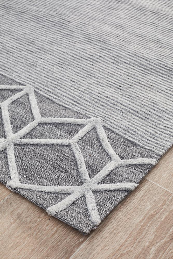 Visions Winter Wish Grey Modern Rug