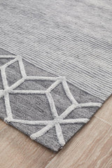 Visions Winter Wish Grey Modern Rug