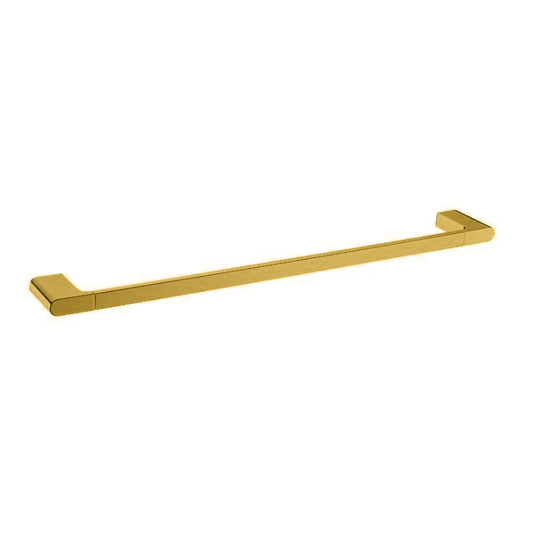 VOG 800mm Single Towel Rail - Brushed Brass