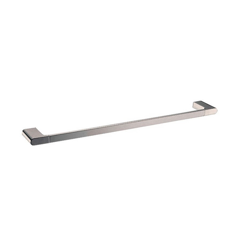 VOG 800mm Single Towel Rail - Brushed Nickel