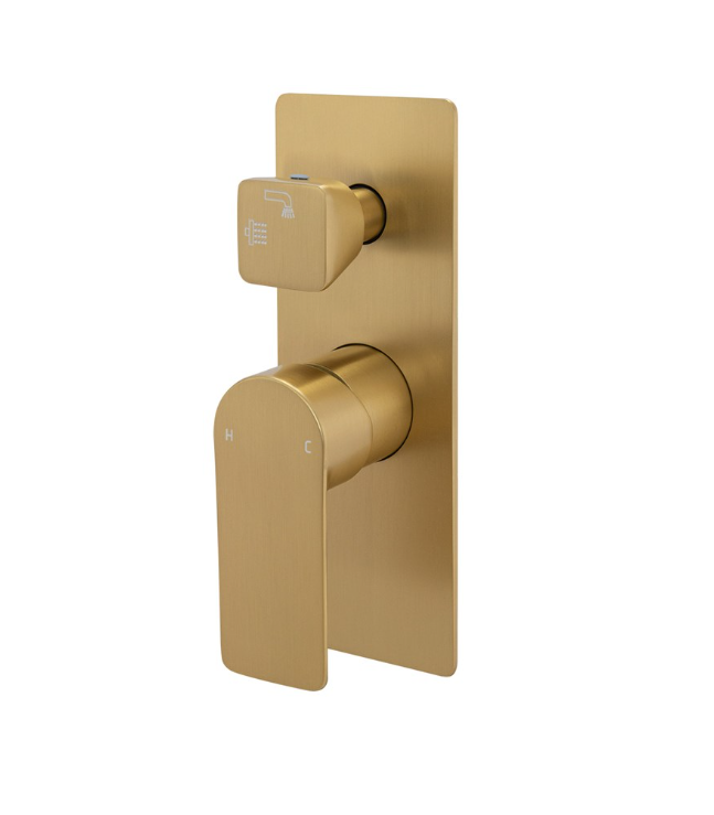 VOG Diverter Mixer - Brushed Brass