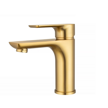 VOG Basin Mixer Tap - Brushed Brass
