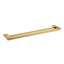 VOG Double Towel Rail 800mm - Brushed Brass
