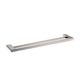 VOG Double Towel Rail 800mm - Brushed Nickel