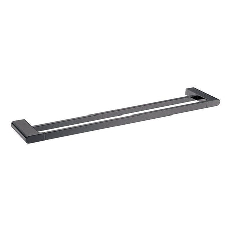 VOG Double Towel Rail 800mm - Gun Metal Grey