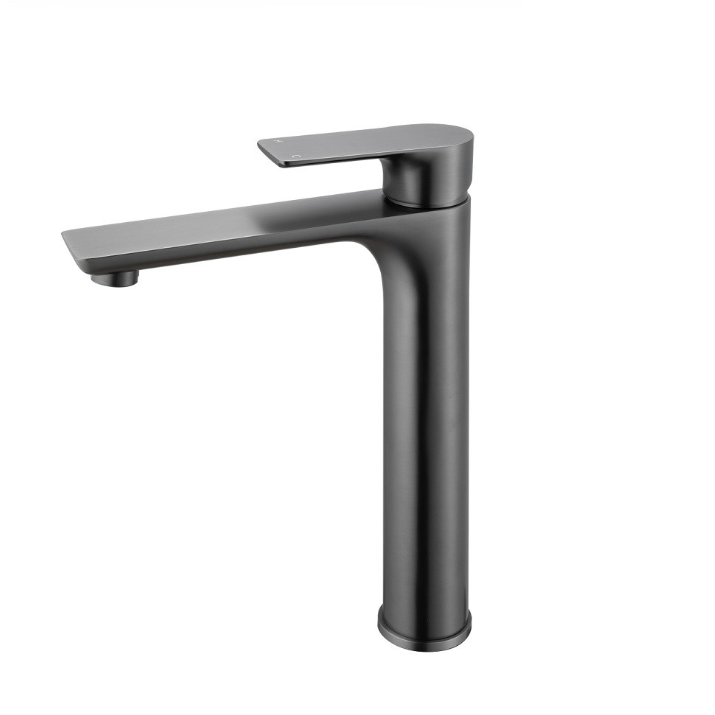 VOG Tall Basin Mixer - Brushed Gun Metal
