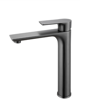 VOG Tall Basin Mixer - Brushed Gun Metal