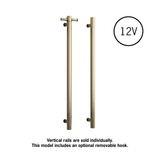 Thermorail Straight/Round 12Volt Vertical Bar 900x142x100mm 30Watts