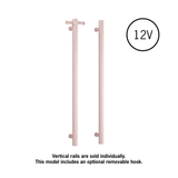 Thermorail Straight/Round 12Volt Vertical Bar -900x142x100mm -26Watts