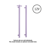 Thermorail Straight/Round 12Volt Vertical Bar -900x142x100mm -26Watts