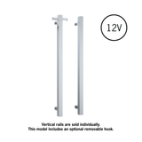 Thermorail Square Heated Vertical Bar-12V- 900x142x100mm