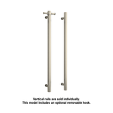 Thermorail Straight/Round 240Volt Vertical Bar 900x142x100mm 20Watts