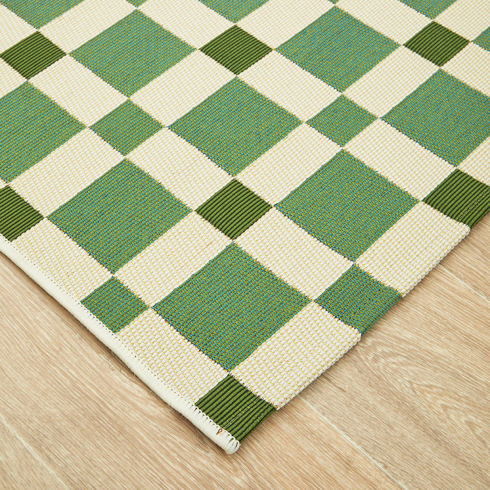 Vista Tito Green Runner Rug