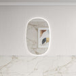 Valmont LED Oval Framed Mirror 580mm