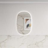 Valmont LED Oval Framed Mirror 580mm