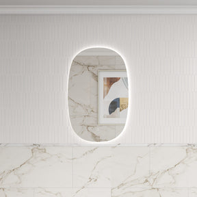 Valmont LED Oval Framed Mirror 580mm