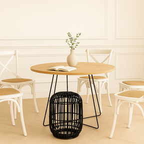 Vander Rattan Side Table - 0.6m