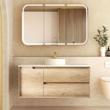 Vanity BYRON Wall Hung 1200mm Natural Oak