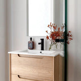 Vanity BYRON Wall Hung 750mm Natural Oak