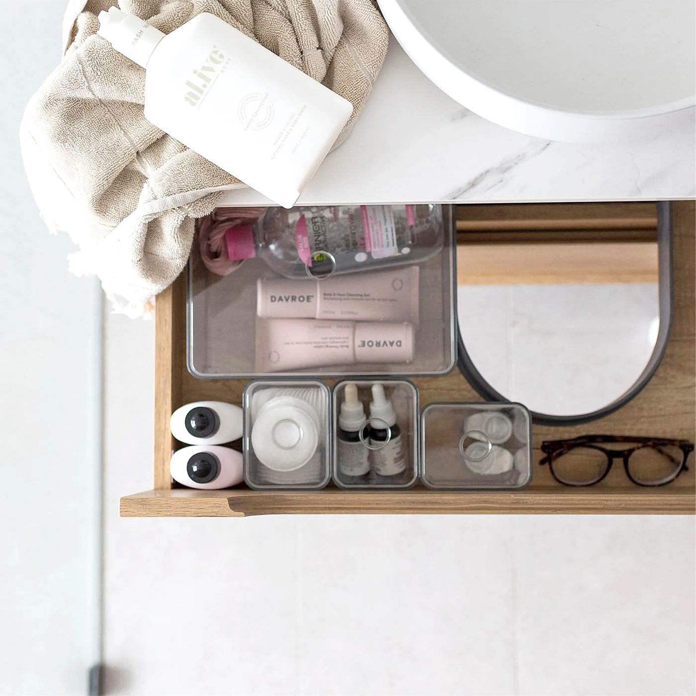 Vanity BYRON Wall Hung 750mm Natural Oak