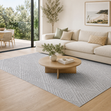 Vanuatu Onika Beige Geometric Flatweave Rug