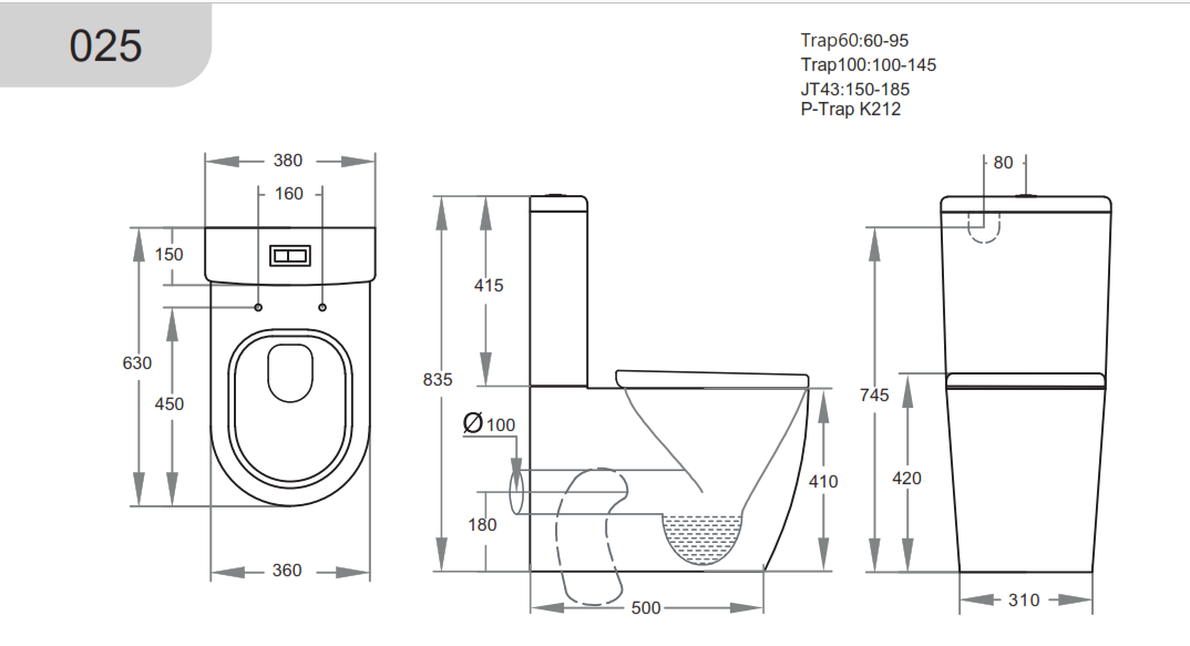 Veda Rimless Gloss White Toilet Suite