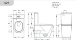 Veda Rimless Gloss White Toilet Suite