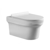 Vella Rimless Nano Glaze Wall Hung Toilet (Gloss White)