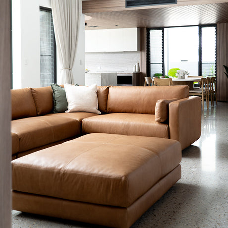 Vermont Modular Sofa – Trends Saddle Leather –  Middle/Armless