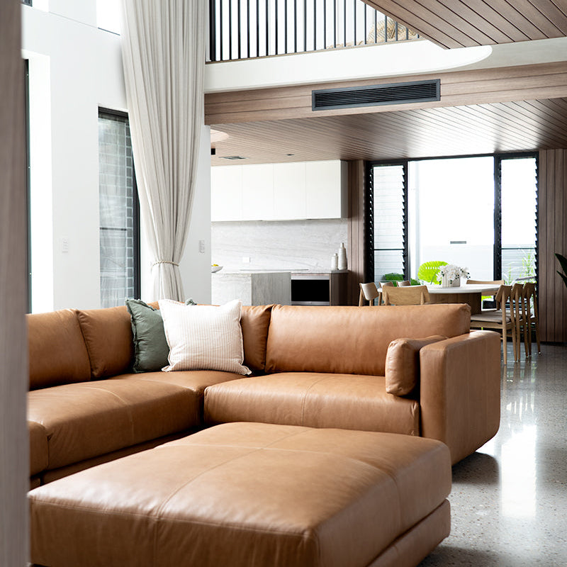 Vermont Modular Sofa – Trends Saddle Leather –  RH Seat
