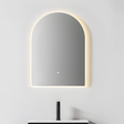 Verona LED Arch Frameless Backlit Mirror With Demister (600x900mm)