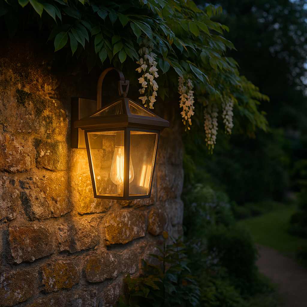Verona Wall Light Old Bronze E27 IP43