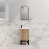 ABS Vienna Mini Wall Hung Vanity 450 (American Oak)