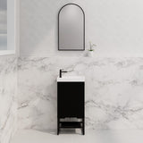 ABS Vienna Mini Wall Hung Vanity 450 (Matte Black)
