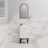 ABS Vienna Mini Wall Hung Vanity 450 (Matte White)