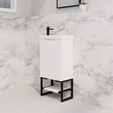 ABS Vienna Mini Wall Hung Vanity 450 (Matte White)