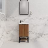 ABS Vienna Mini Wall Hung Vanity 450 (Solid Timber)