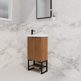 ABS Vienna Mini Wall Hung Vanity 450 (Solid Timber)