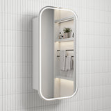 AULIC Vienna Front-Lit LED Frameless Shaving Cabinet 450mmW