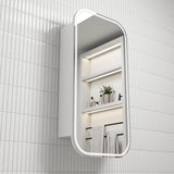 AULIC Vienna Front-Lit LED Frameless Shaving Cabinet 450mmW