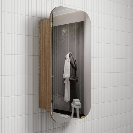 Vienna Shaving Cabinet-havest oak