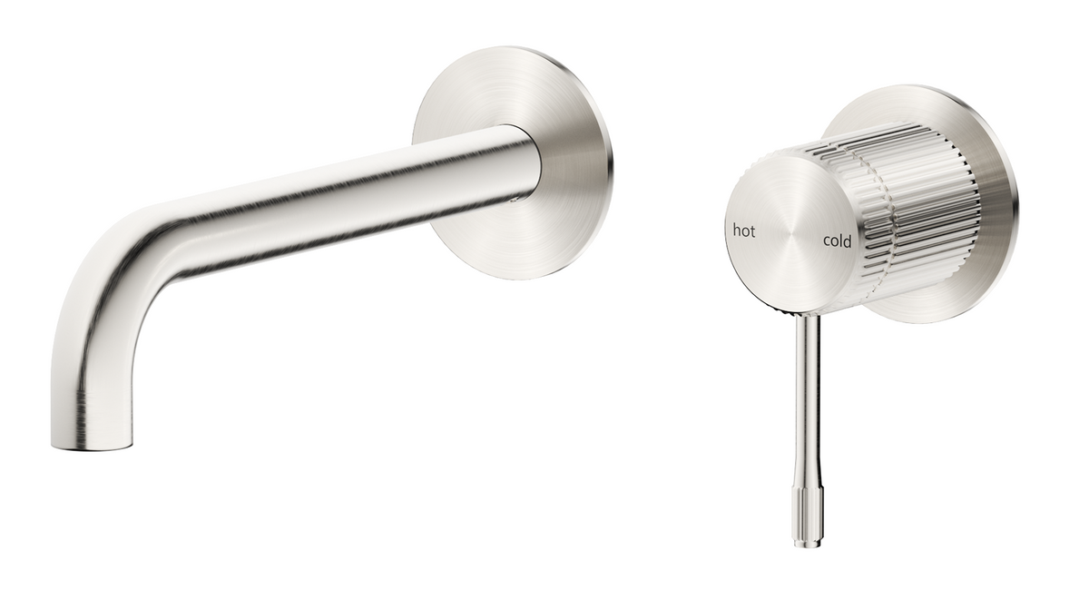 Mica Fluted Wall-Spout Combo