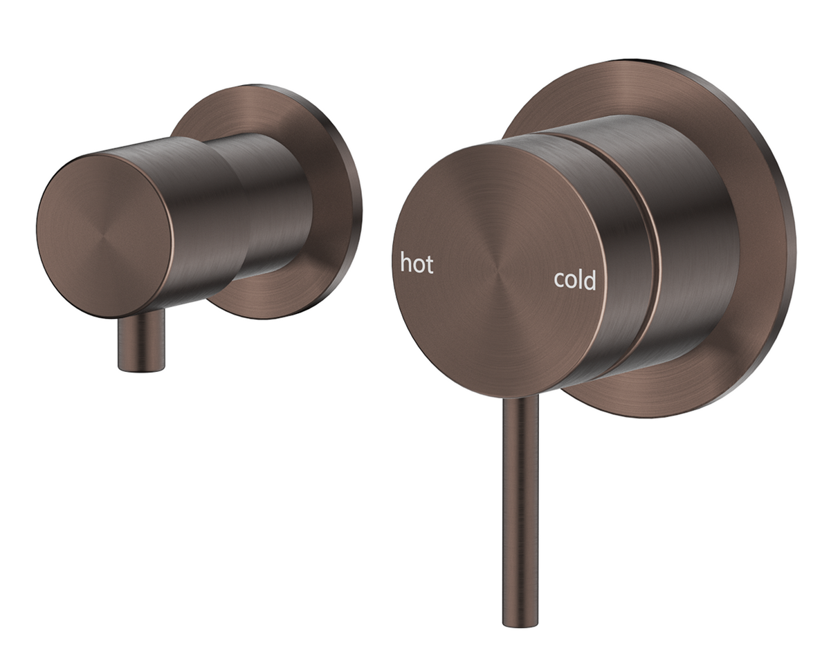 Mica Shower Mixer with Diverter - Sideways - Trim Kit Only