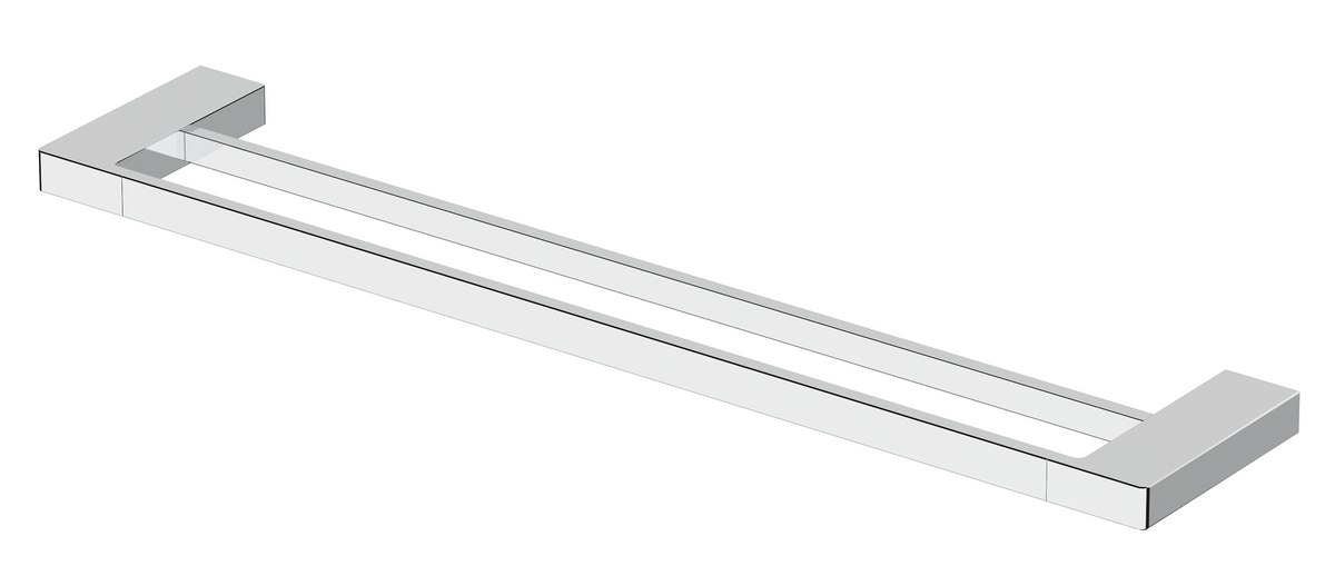 Milos Double Towel Rail - 400mm