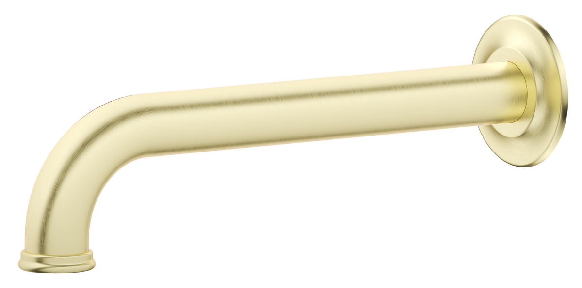 Mica Heritage Curved Bath Spout - 250mm